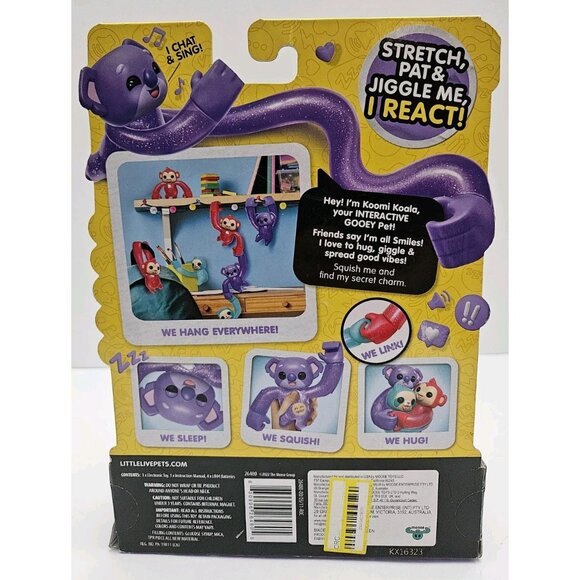 Little Live Pets Hug N Hang Zoogooz Interactive Koomi Koala Toy With 70+ Sounds - Picture 2 of 3